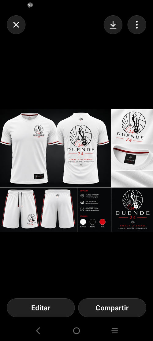 Equipación de baloncesto